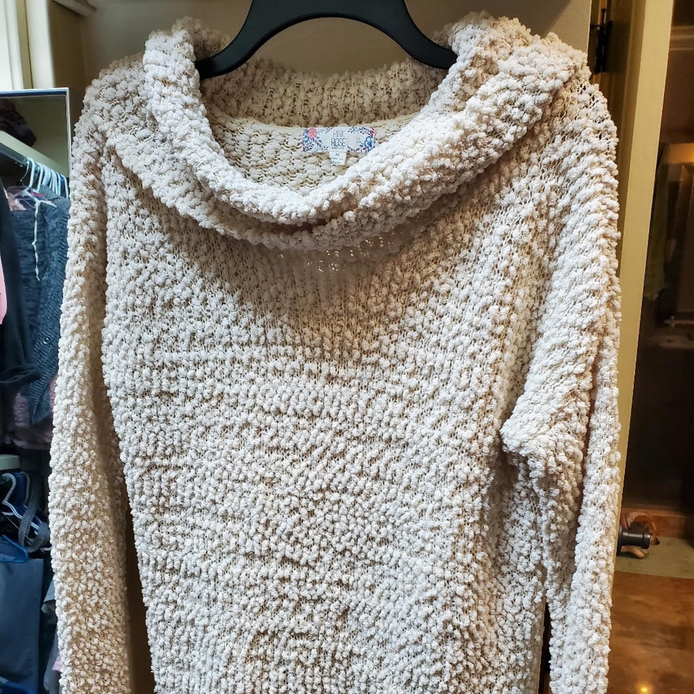 Sweater, pink rose vintage